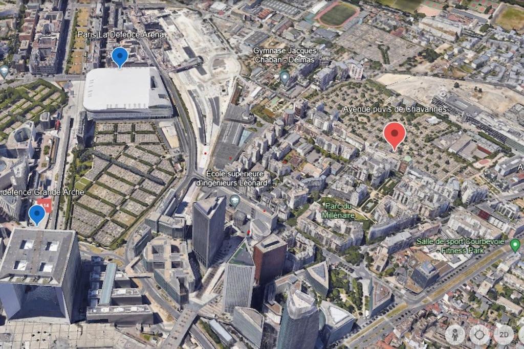 クルブヴォアCozy Haven Near Paris La Defense Grande Archeアパートメント エクステリア 写真